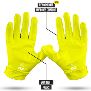 Guantes de Silicona 7v7 de Alta Calidad, Personalizados con la Bandera de Estados Unidos, para Fútbol Americano, Antideslizantes, Duraderos, con Logotipo de Goma para Jóvenes y Adultos - Product Image 3