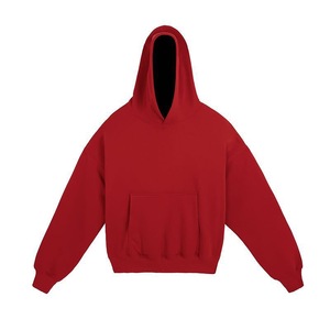Wholesale Blank 500GSM Heavyweight Cotton Hoodie Oversized <b>Plain</b> Pullover Hooded <b>Sweatshirt</b> for Men - Product Image 3
