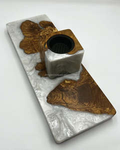 Quemador de Resina de Oud Árabe Artesanal de Lujo, Elaborado en Madera Premium para una Fragancia Real Profunda, Elegancia para el Hogar y Ramadán - Product Image 1