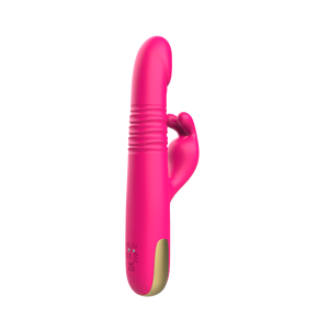 Vibromasseur lapin <span class=keywords><strong>triple</strong></span> <span class=keywords><strong>action</strong></span> <span class=keywords><strong>G</strong></span> <span class=keywords><strong>Spot</strong></span> avec stimulateur clitoridien indépendant poussant des jouets sexuels pour femmes - Product Image 2