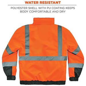 Vestes de sécurité haute visibilité classe 2 à manches longues, imperméables, avec LED clignotantes, douces pour la peau, personnalisables et réfléchissantes - Product Image 2