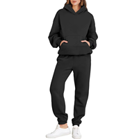 Ensemble de survêtement de luxe ultime 2025 en velours uni délavé pour femme, élégant et décontracté, avec motif brodé, sweat à capuche zippé et pantalon de survêtement