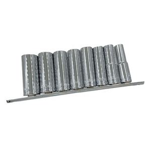 Juego de 8 piezas, 1/2"DR. Llaves de vaso de cromo vanadio de alta resistencia en riel. - Product Image 2