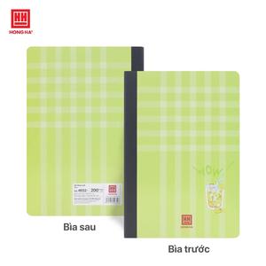 HONGHA A4 Hardcover Composition Book Model 4652 Thread Sewn Binding 200 Pages Smooth <b>Paper</b> School Promotion Use - Product Image 3