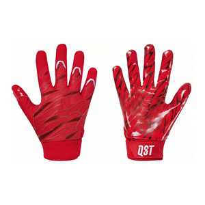 Guantes de Fútbol Americano para Receptor, Transpirables, con Palma Texturizada Antideslizante, Dedos Completos, Absorción de Humedad, Logotipo Personalizado, OEM, ODM, Directo de Fábrica - Product Image 1