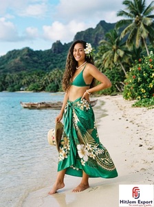 Pareo Sarong de Satén con Puntos Tejidos Personalizados, Ligero, para Playa y Resort, Fabricante y Proveedor OEM ODM para Niños - Product Image 6