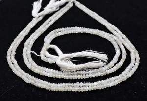 Cuentas de Cuarzo Diamante Herkimer Naranja AAA de 4-4.5 MM, Cuentas de Piedras Preciosas de Cuarzo Diamante Natural, 16 Pulgadas, Cuarzo Herkimer Naranja - Product Image 5