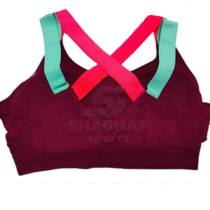 เสื้อชั้นในออกกำลังกายสำหรับผู้หญิง ผ้าไร้ตะเข็บ สวมใส่สบาย น้ำหนักเบา เหมาะสำหรับการออกกำลังกายที่ยิมและฟิตเนส - Product Image 6