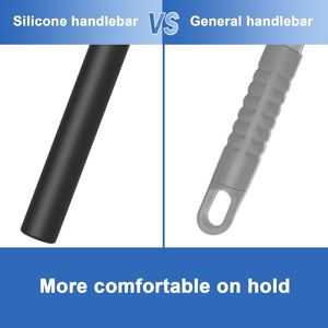 Raclette de douche télescopique à long manche, outil de nettoyage de vitres extensible pour le nettoyage des portes vitrées - Product Image 4