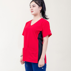 FMF ODM/OEM Superventas Médico Scrubs Enfermera Camisa VN Fabricante verificado Tejido Poliéster/Algodón Manga corta Hospitales - Product Image 3