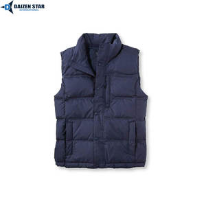 Gilet matelassé court en laine pour l'hiver, style streetwear, col montant, fermeture éclair, motif uni, service OEM - Product Image 2