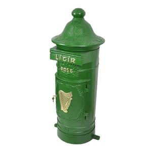 Cast Iron Irish <b>Post</b> <b>Box</b> <b>For</b> Garden Supplies Ground Mount Decorative Mailbox Handmade Custom Ireland Letter <b>Box</b> <b>For</b> Outdoor Item - Product Image 1