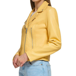 Veste en cuir pour femme la plus vendue, manches longues, sur mesure, tricotée, respirante, imperméable, séchage rapide, fabriquée au Pakistan - Product Image 4