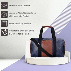 Bolsa de Viaje de Fin de Semana de Cuero Elegante, de la Mejor Calidad, Equipaje de Viaje a la Moda, Color Único, ODM 2026, Nueva Llegada, Venta al Por Mayor - Product Image 5