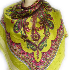 Pañuelo de Satén de Seda con Estampado Digital Personalizado de Primera Calidad, Venta al por Mayor Directa de Fábrica, Pañuelo Cuadrado de Satén para Adultos de Verano con Diseño Propio - Product Image 1