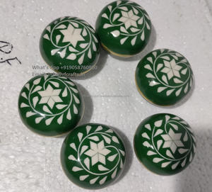 High Quality Modern Unique Design Metal Dessert Storage <b>Box</b> Mother Pearl Inlay Lid Ramadan Gift Decorative Pattern for Wedding - Product Image 5