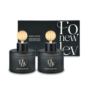 Diffuseur de parfum en verre Fonewlev 2EA, parfum cerise noire, longue durée, pour l'habitacle de voiture - Product Image 1