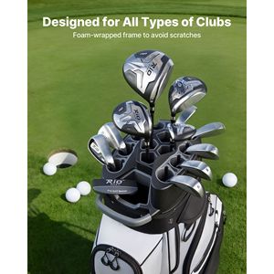 Bolsa de Golf con 14 Divisores Superiores, Correa para Hombro, Asas de División de Longitud Completa y Bolsillos de Almacenamiento para Palos de Golf - Product Image 3