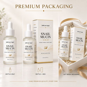 เซรั่มบำรุงผิวหน้าสูตรเมือกหอยทาก OEM แบรนด์ส่วนตัว ช่วยฟื้นฟูผิว บำรุงล้ำลึก เสริมสร้างเกราะป้องกันผิว ขนาด 30 มล. - Product Image 6