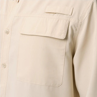 Camisa Ligera para Hombre, con Botones, de Secado Rápido, 100% Poliéster, Resistente al Viento, Transpirable, con Protección UV, Logotipo Personalizado, Estampado de Pesca