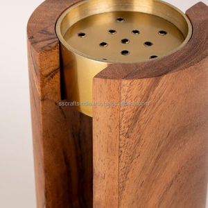 Quemador de Incienso Oud Tradicional de Primera Calidad, Madera de Bambú, Religioso, para Meditación en Majlis, Regalo, Hecho a Mano en India, Personalizado - Product Image 5