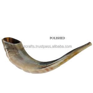 Cuerno Kosher Ram Shofar de Israel Shofar tradicional completamente pulido en estilo Animal - Product Image 4