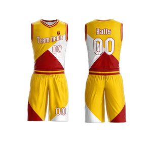 Basketball Uniform Reversible Jersey and Shorts Set Team Sportswear Basketball Uniform Custom Sublimation Jersey Shorts Set - Product Image 4