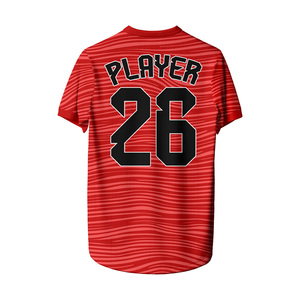 Camiseta de Fútbol Sublimada Personalizada con Nombre y Número del Jugador, Unisex, Manga Corta, Absorbe la Humedad - Product Image 3