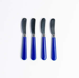 Cuchillo para postres de acero inoxidable con mango de resina azul cielo, cuchillos para untar queso, cuchillo para mantequilla de acero inoxidable - Product Image 6