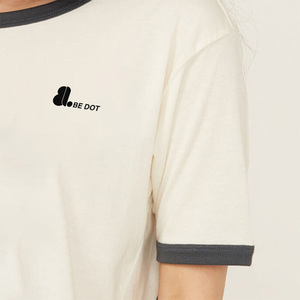 T-shirt à manches courtes pour femme Be Dot, col rond, coupe décontractée, 100% coton biologique, tissu jersey écologique - Product Image 2