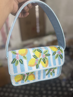 Tas kurir katun Boho wanita, gaya Bohemian wanita India, katun Boho buatan tangan manik-manik, ritsleting, kapasitas besar, belanja malam