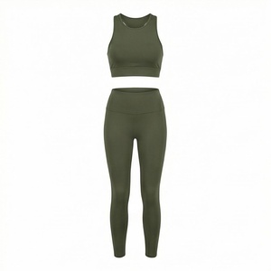 ชุดโยคะผู้หญิงสั่งทำขายส่ง ชุดออกกำลังกายแบบซับลิเมชั่นคุณภาพสูง เสื้อผ้ากีฬา ชุดออกกำลังกาย เสื้อท่อนบน - Product Image 1