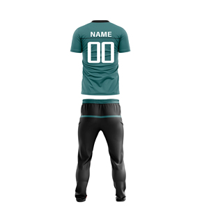 Custom Cricket Uniforms Digital Print High Quality Quick Dry Breathable 100% Polyester Short Sleeve Sports Jersey T-Shirt - Product Image 4