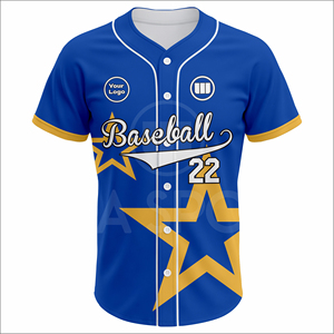 <b>Custom</b> Breathable Summer Baseball Jersey Set Small Quantity Friendly Low MOQ Fast Shipping Sublimation Team <b>Uniform</b> Wida Sports - Product Image 2