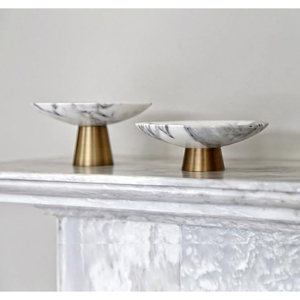 Premium Quality Metal High Grade Gold Plated Base Stand With Acrylic Unique Design <b>Top</b> Home Luxury Food Serving Bowl Kitchenware - Product Image 5