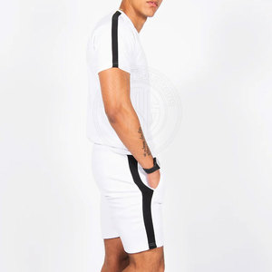 Conjunto corto para hombre de alta calidad, tela de algodón suave, ideal para verano, informal y para la playa. - Product Image 5