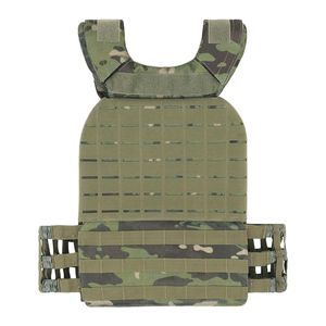 Gilet lesté camouflage numérique cyan, respirant, en néoprène, avec poche de rangement en maille, détails réfléchissants, pour la course nocturne et l'entraînement cardio - Product Image 5