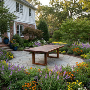 Exclusive High Quality Suar Wood Modern <b>Live</b> <b>Edge</b> Rania Dining <b>Table</b> Solid Wood Customized Dining Room Furniture - Product Image 3