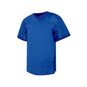Maillots de football personnalisés en gros pour équipes américaines, imprimés numériquement, respirants, grande taille, manches courtes, haute qualité - Product Image 3