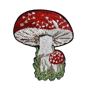 Meilleures ventes : Patchs brodés 3D personnalisés à motif floral couleur unie, faible MOQ, sur tissu toile thermocollant, vente en gros - Product Image 3