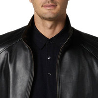 Veste en cuir véritable pour homme, design personnalisé, vente en gros, vêtements décontractés, quantité en gros, couleur unie, respirante, pour l'hiver