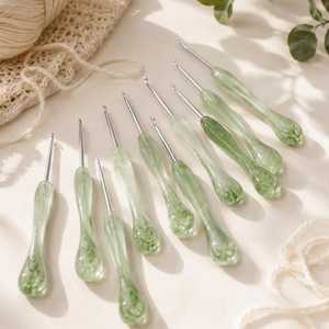 Latest Design Eco-Friendly Handcrafted Resin Fashion Knitting Needle Crochet <b>Hooks</b> with Customizable Options at Supplier Price - Product Image 5