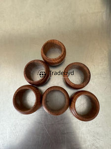 Anillo para Servilletas de Madera Ecológico, Clásico y Elegante, Hecho a Mano, Decoración de Mesa de Comedor de Lujo, Accesorios para Bodas y Hoteles por Tradebyd - Product Image 2