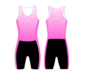 Professional Rowing Suit with Side Panels Athletic Sleeveless Rowing Competition Suit - Product Image 2