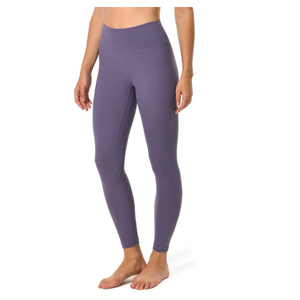 Leggings Deportivos de Cintura Alta para Mujer, Pantalones de Fitness de Spandex/Nailon de Primera Calidad, Diseño Sólido - Product Image 3