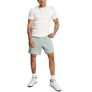 Nouveau Short en Jersey Surdimensionné à Plis, Qualité Supérieure, Pas Cher, Couleur Kaki, pour Hommes, Tenue Décontractée, avec Nouveaux Designs 2026 - Product Image 1