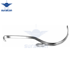 Retractor Deaver de 33 cm (13 Pulgadas) de Ancho y 25 mm con Iluminación de Fibra Óptica, Retractor Quirúrgico Reutilizable de Acero Inoxidable - Product Image 2