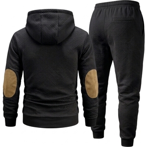 Conjunto de Sudadera con Capucha y Pantalones Deportivos Casuales para Hombre, Traje Deportivo de Dos Piezas a Juego, Ropa Cómoda y a la Moda - Product Image 3