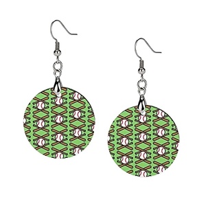 Pendiente de aro de madera con estampado para mujer, pendiente de aro de moda, creativo, trenzado, grande, redondo, venta al por mayor - Product Image 6