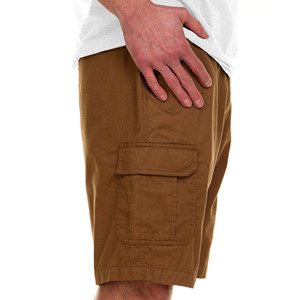 Custom Men Cargo Shorts Relaxed Fit Casual Men's Cargo Shorts Outdoor Design Solid Cotton Fabric Pocketed Waterproof Breathable - Product Image 3